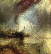 Joseph Mallord William Turner Snowstorm Steamboat off Harbor's Mouth oil on canvas